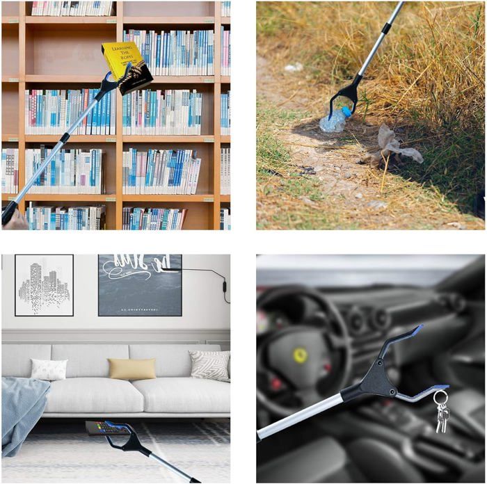 Pickup Tools, Telescopic Stick, Trash Picker, Extra-Long, Garbage Collection, Garden Waste, Hand Tools