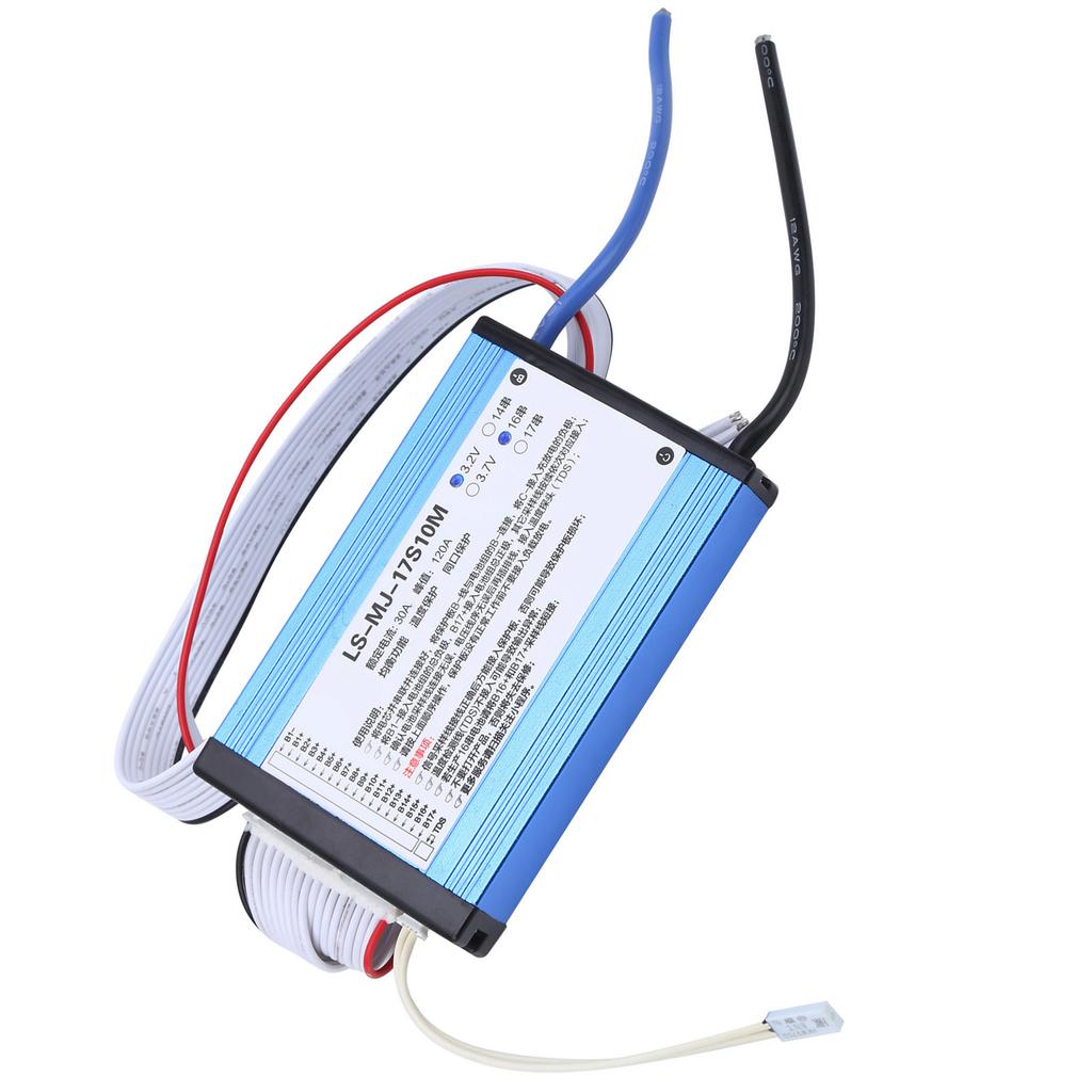 Плата литиевой батареи 3,2 В 30 А 14S‑16S с балансировкой BMS18650, множественная защита