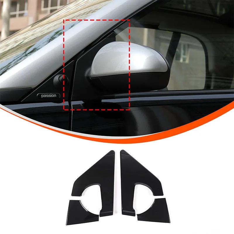 Для Benz Smart 451 Fortwo 2009-2015 ABS Автомобильное Треугольное Облицовочное Панель Зеркала Заднего Вида Стойки А Декоративная Наклейка Антенны Аксессуары