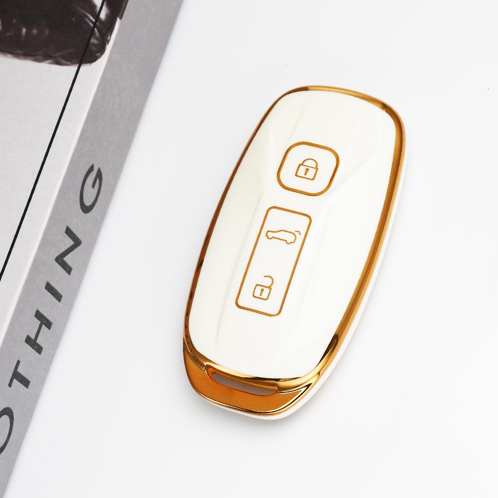 Для Aiways U5 Pro U5 Se U6 - 3 Кнопки ТПУ Автомобильный Чехол Брелок Чехол для Ключа Автомобиля Держатель Защитник Брелок Брелок