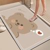 Диатомовые коврики для пола впитывают воду и быстро сохнут, бытовые мультяшные коврики для пола