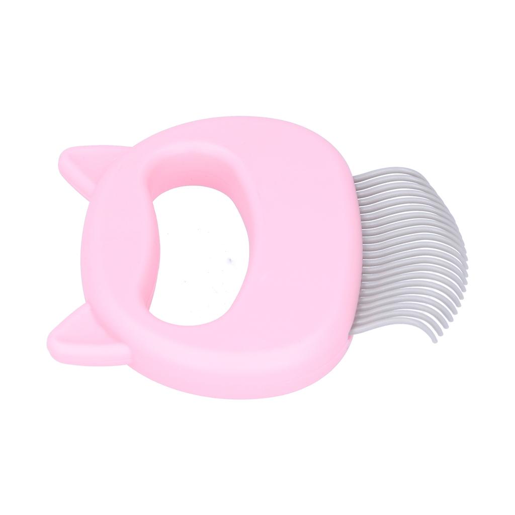 Cat Hair Shell Comb Deshedding Dematting Brush Tangles Removal Comb Pet Grooming ToolPink