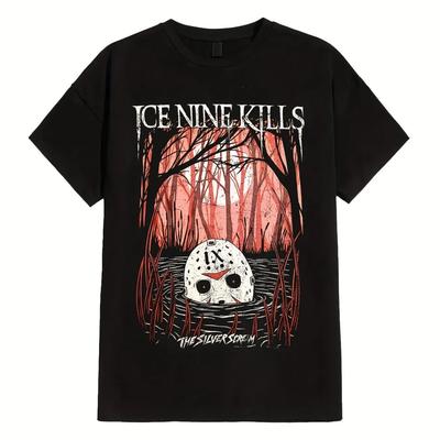 Ice Nine Kills Плавающая футболка Повседневная футболка с круглым вырезом Летняя Новинка Мужская Женская Ретро Мода Топ с коротким рукавом