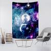 Красочный гобелен с космическим медитацией, настенный психоделический хиппи, мультфильм, планета, Тапиз, кавайный домашний декор