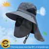 Unisex Wide Brim Sun Hat with UV Protection for Outdoor Activities