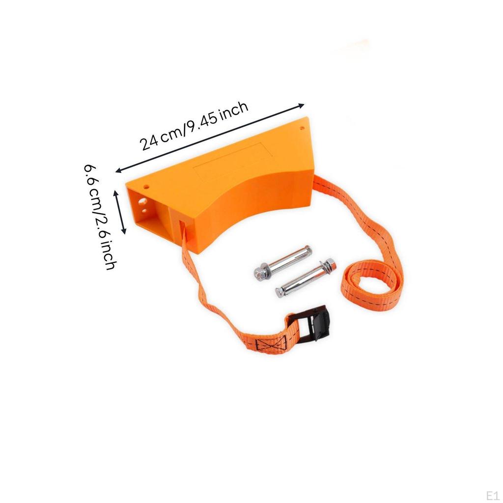 Gas Cylinder Strap Bracket AntiTip Holder Secure Hold Tank for Lab, Research