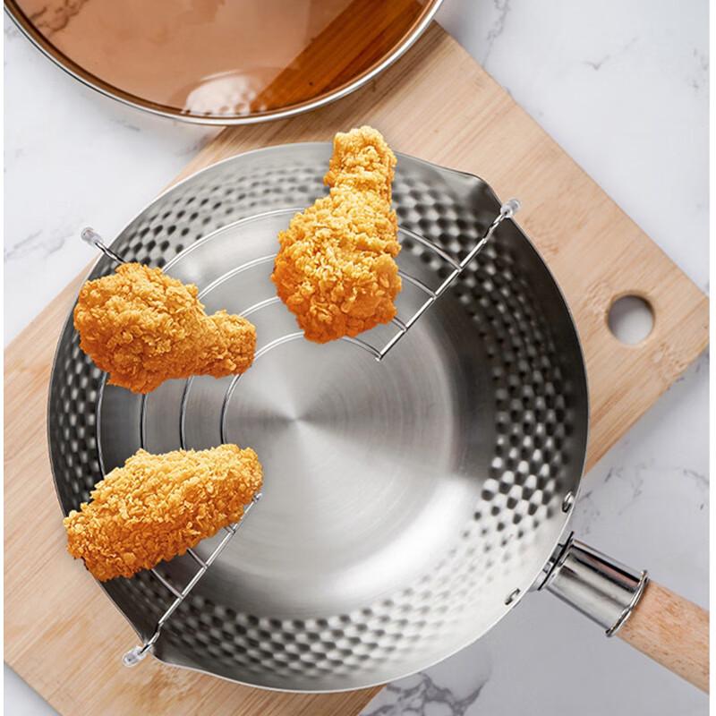 Lechu Heli 20 см Кастрюля Юкихира из нержавеющей стали 304 с крышкой