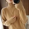 Пуловер-свитер 2022. Самый продаваемый женский свитер с высоким воротником, свободный корейский вариант универсального трикотажного свитера, женский топ