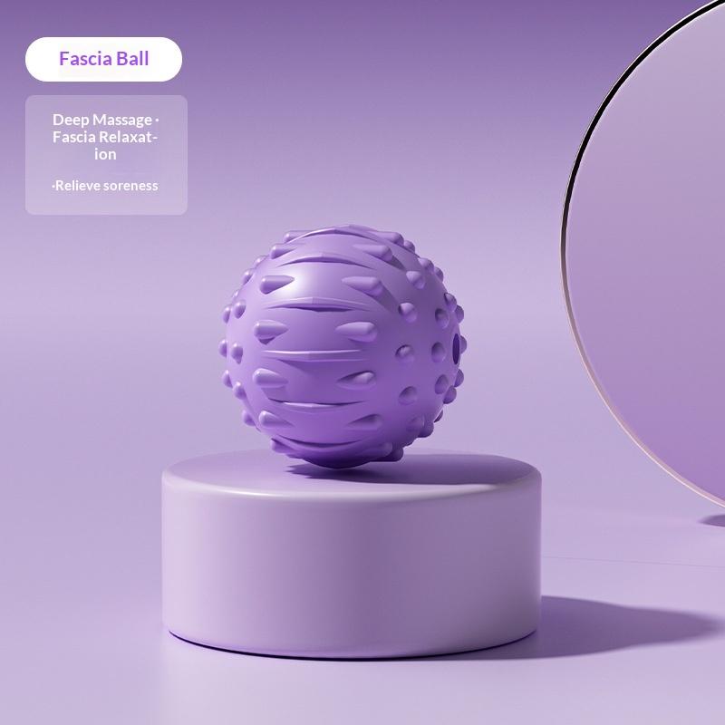 Portable Handheld Roller Massager - Deep Tissue Massage Tool for Arm, Leg & Body Fatigue Relief, Yoga Ball Compatible
