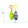 Stress  gift Anti-Anxiety Relieve Stress Keyring Snail Caterpillar Key Chain Squeeze Sensory  Mini Finger Slug pendant
