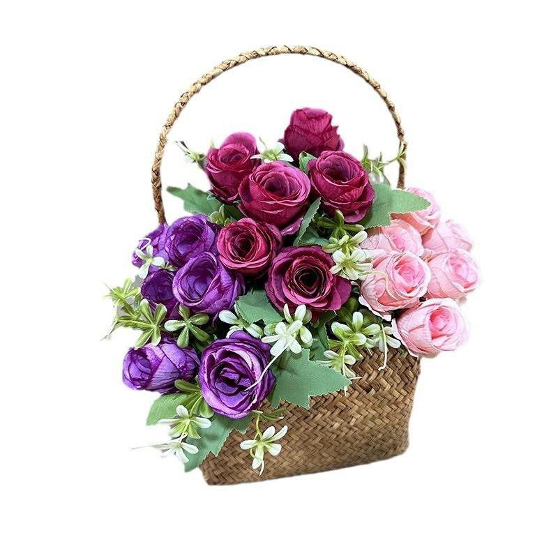 Simulation Flower Rose Bouquet For Event Decoration And Photography Prop