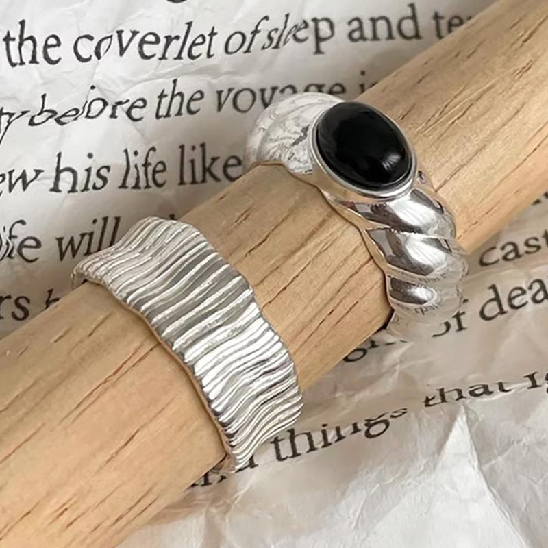 foxanry Нерегулярные геометрические кольца для женщин, пары, винтажная мода, минималистичные украшения для дня рождения, аксессуары, подарки