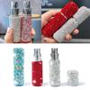 Portable 10ml Diamond-encrusted Bottle Luxury Mini Refillable Spray Bottle Press Pump Shiny Travel Sub-bottling