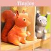 Plush Toy Squirrel Animal Stuffed Field Mouse Doll Bedroom Decoration Gift Kids