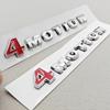SVLHP1 1pc ABS Red Chrome Car Sticker Logo 4 MOTION 4motion Rear Trunk Badge Emblem Decals For VW PASSAT Touareg GOLF Polo Tiguan Jetta