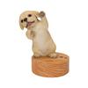 Ubia Dancing Labrador Retriever Smartphone 14 X X Labrador Retriever Music H20365 Stand, 9.8 15.3 Cm, Doll, Figurine, Ornament, Animal, Dog, Music,