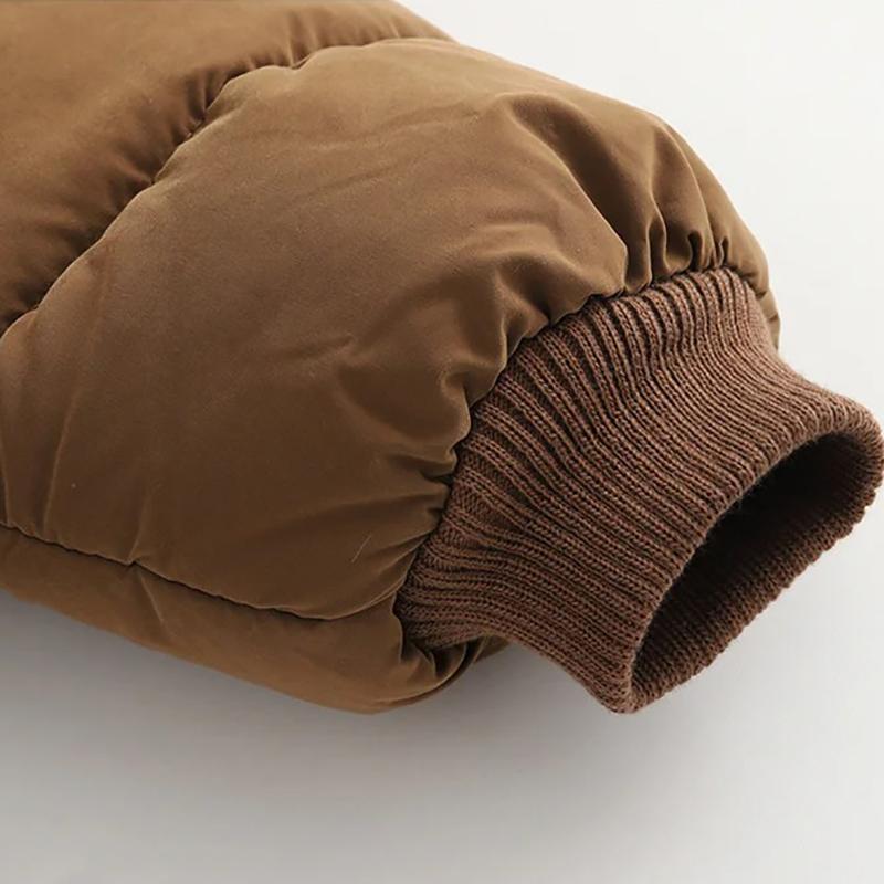 Детское зимнее пальто с рисунком медведя, утепленная хлопковая куртка для мальчиков и девочек, одежда, детский топ с капюшоном, зимняя верхняя одежда, костюм, От 1 до 6 лет