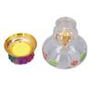Kerosene Buddha Lamp Classical Flower Shape Exquisite Beautiful Retro Elegant Light for Home