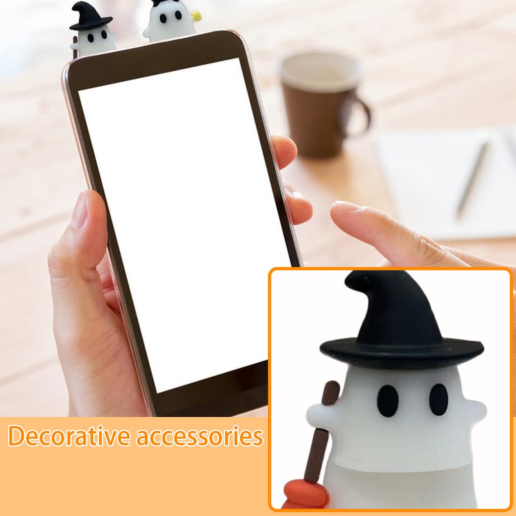 Ghostees Mystery Phone, Phone Figure Surprise Toy, Halloween Phones Shaped Doll, Applicable To All Models Of Mobile Phones