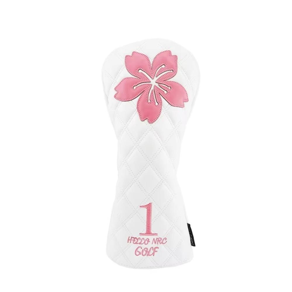 Soft And Durable Golf Club Protector Sakura Pattern Wood Headcover Golf Head Cover  Driver Fairway