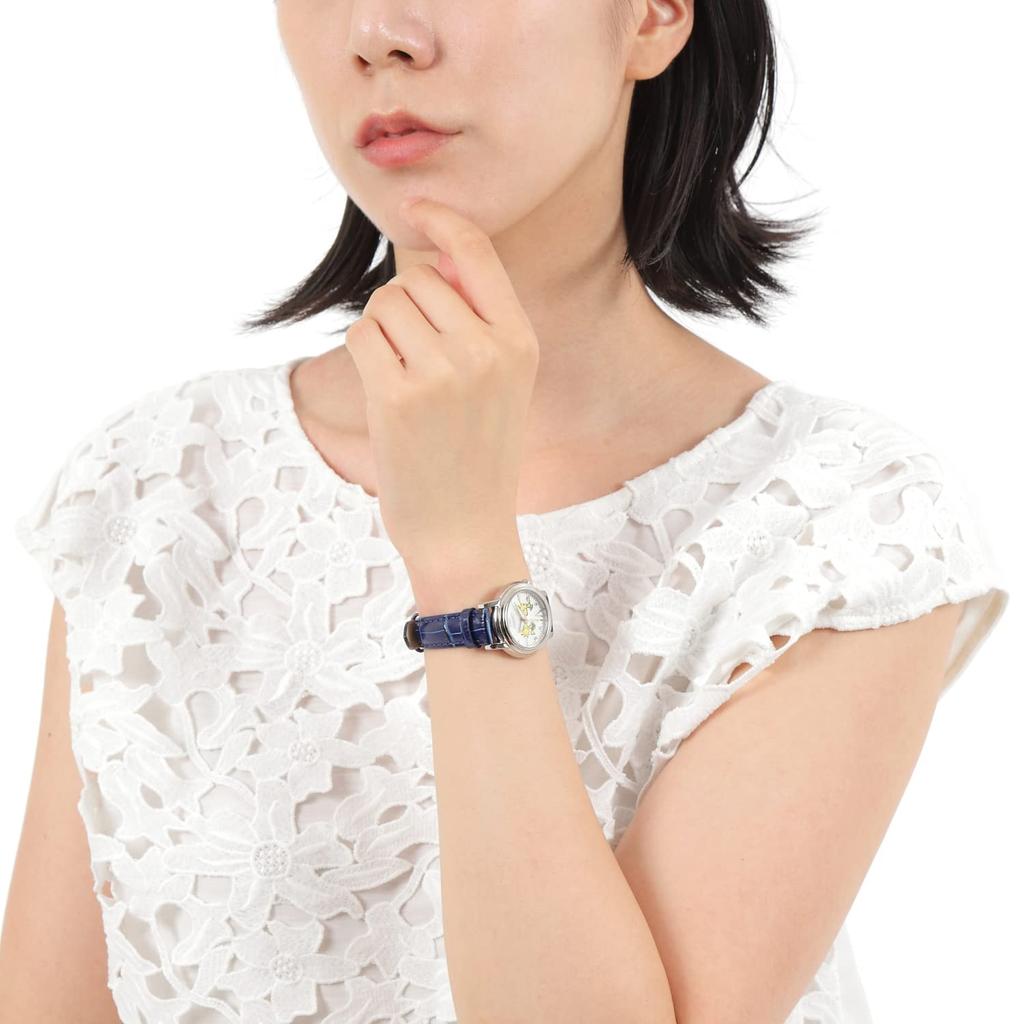 Snoopy ограниченный тираж 100 экземпляров с серийным японским проектом, ремешок из натуральной кожи, женские часы, мир, номер, модель, (синий)