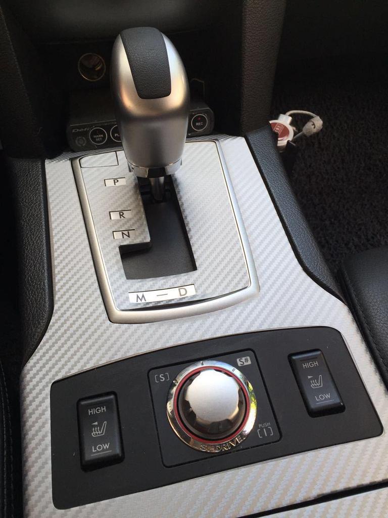 Subaru 10-17 Outback Legacy Gear Shift Console Decoration Stickers