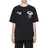 Off-White SS20 Футболка с коротким рукавом и 3D-принтом «Космический узор», мужские топы, черный OMAA027R201850111001