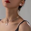 Новое изысканное ожерелье-цепочка с когтями, комплект из двух частей, цепочка с каплями воды, набор ювелирных изделий для банкета, невесты и женщин
