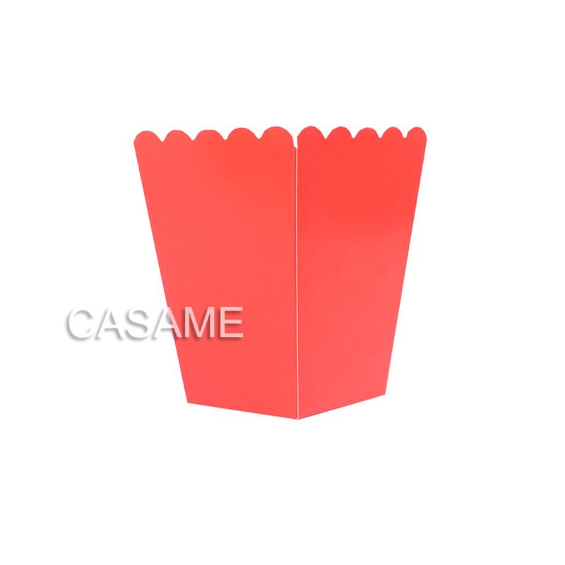 12 коробок для попкорна - бумажные коробки для конфет для вечеринок, свадеб и дней рождения - контейнер для закусок и угощений - Kids' Bir