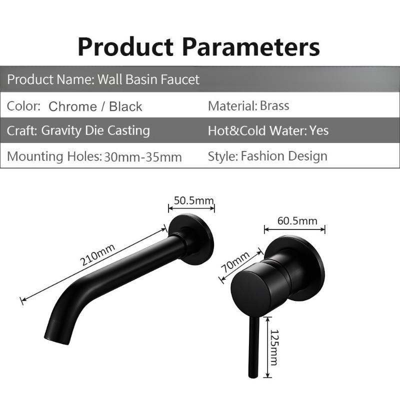 Смеситель для раковины в ванной комнате скрытого монтажа настенный кран для воды вращение на 360° однорычажный горячей и холодной воды смеситель для ванны