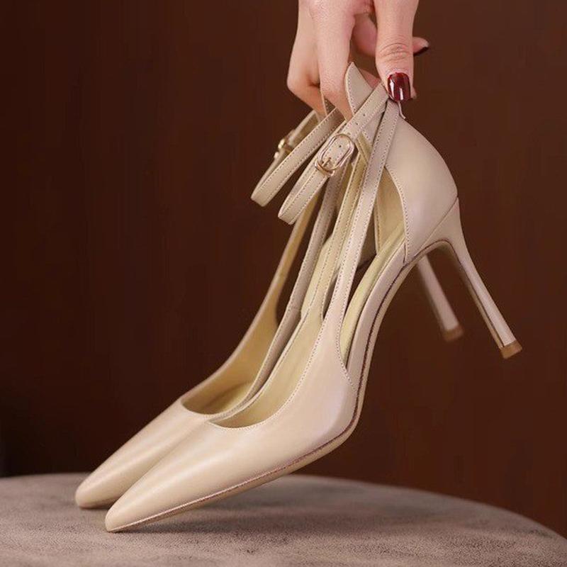 Модные женские туфли-лодочки с острым носком, элегантные туфли на высоком каблуке, модные сексуальные туфли-стилетто, летние женские туфли 2025 тренд, Zapatos De Mujer