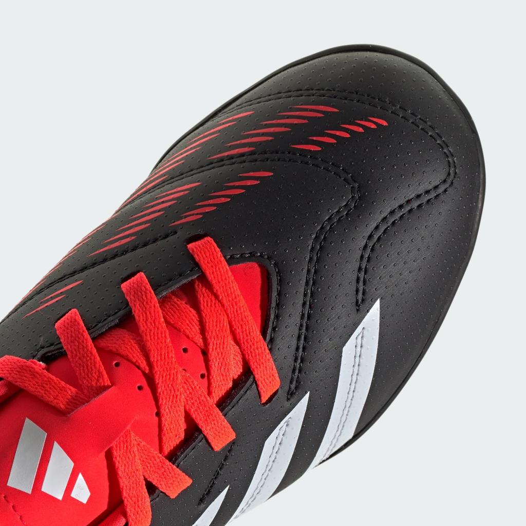 Футзальные бутсы Adidas Predator Club TF для юниоров и детей, MDJ97, Черные, Размер 21.0 см, Для мальчиков и девочек, Размеры 17-24.5 см, Унисекс