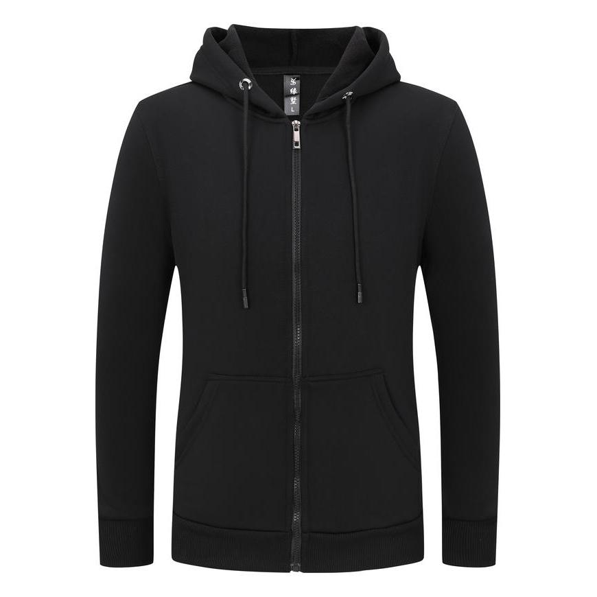 Autumn and Winter Fleece Hooded Long Sleeved Sweatshirt,Couple Tshirt, Casual and Comfortable, Solid Color, Versatile, Unisex, Thick and Warm