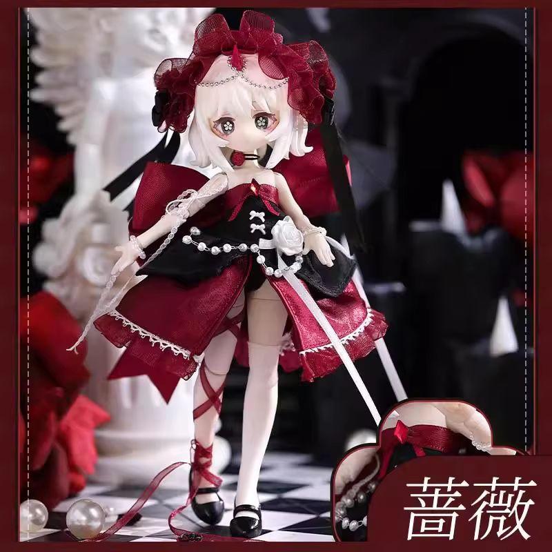 In Spot Meki Blind Box Handmade Heart Bjd Blind Box Doll 1/12 Mobile Doll Decoration Cartoon Doll Collection Birthday Gift