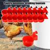 16 Pcs Automatic Chicken Water Cup Plastic Chicken Watering System Poultry Water Feeder Cup for Chicken Duck Goose Turkey