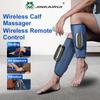 Беспроводной массажер для икр Давление воздуха Нагрев Вибрация для ног Расслабление мышц Инструмент для красоты ног Здоровое похудение домашний портативный