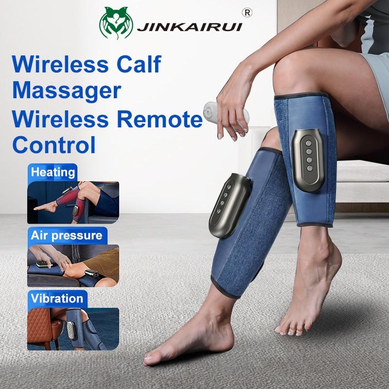 Беспроводной массажер для икр Давление воздуха Нагрев Вибрация для ног Расслабление мышц Инструмент для красоты ног Здоровое похудение домашний портативный