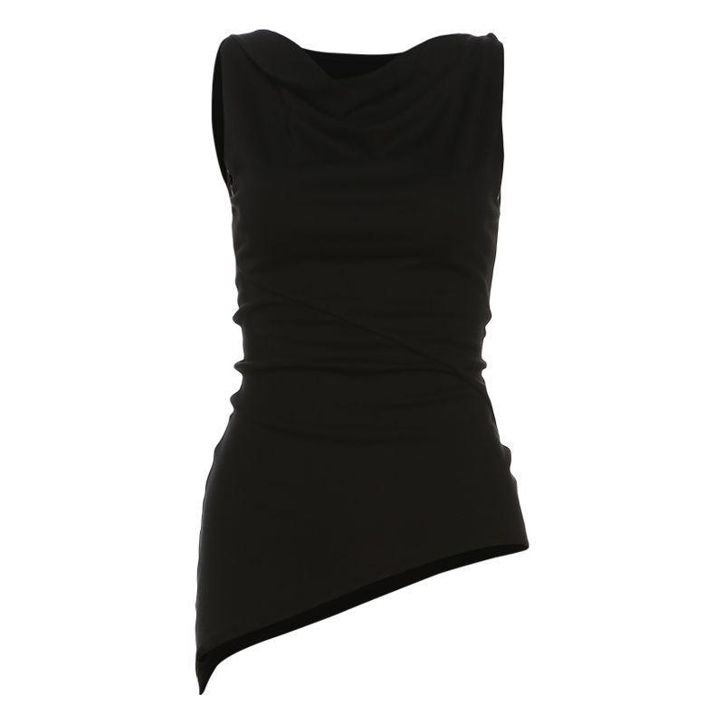 2025 Trendy Women's One-Shoulder Clavicle T-shirt - Versatile Summer Top
