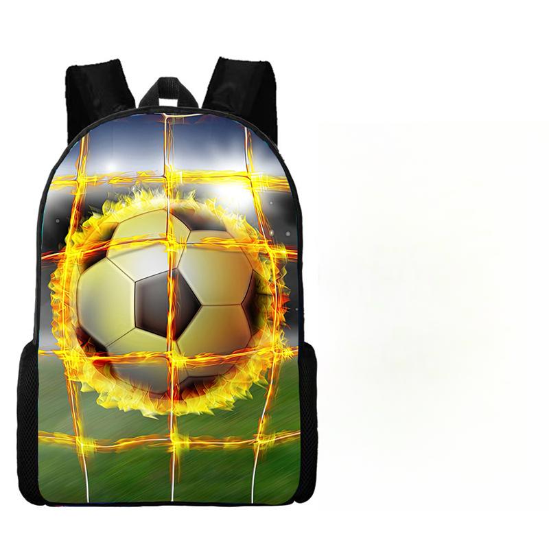 Футбольная школьная сумка для детей начальной и средней школы, мальчиков и девочек, двойное плечо и задняя часть
