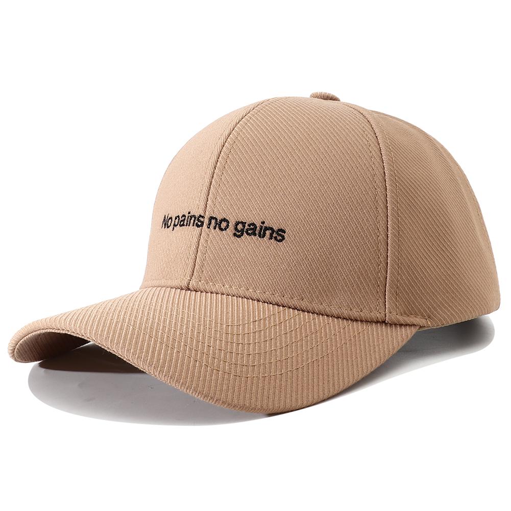 No Pain No Gain Quote Embroidery Cotton Baseball Cap Men Women Adjustable Snapback Dad Hat Hip Hop Streetwear y2k Sports Sun Hat