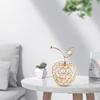 Crystal Fruit Statue Art Crafts Figurine for Tabletop Dining Room Decoration