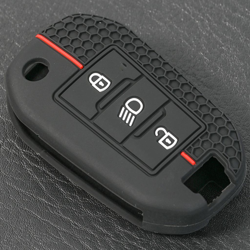 Силиконовый чехол для дистанционного управления автомобилем, чехол-держатель для ключей, защита для Peugeot 308 Citroen C3 C4 Cactus C6 Berlingo 2024 2023