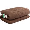Extra-thick 10cm Five-layer Semi-double Futon Mattress Pad with TEIJIN Mighty Top Filling. Antibacterial, Odor-resistant, Mildew-resistant, Dust Mite-