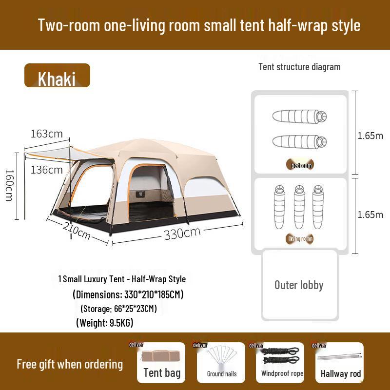 OEING 4-6 Person Night Camping Tent