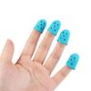 4pcs/set Rubber Thimble Silicone Finger Guards Non-Slip Guitar Fingertip Protectors Simple   Unisex