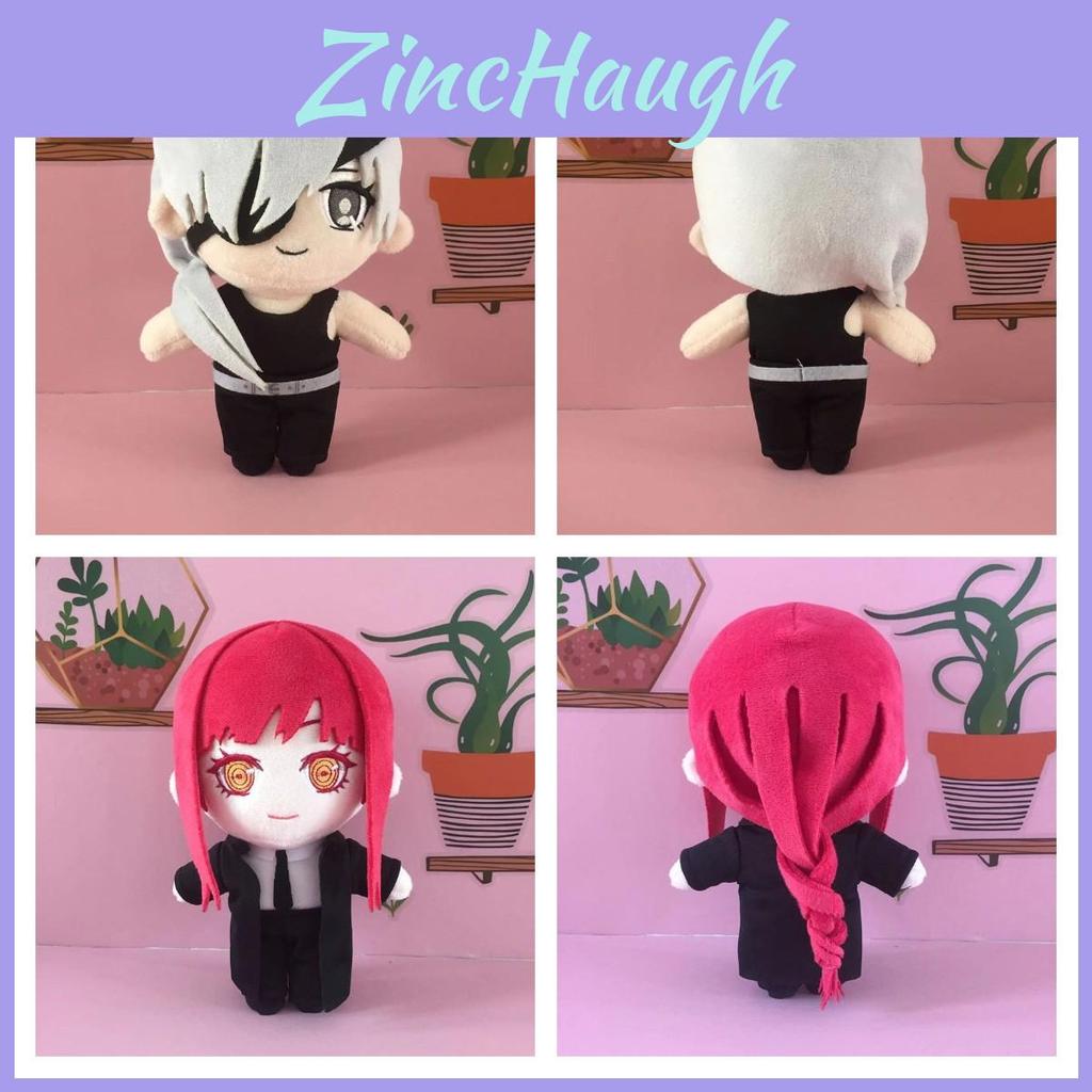 Male And Female Makima Plush Doll From Animation Chainsaw Man Series
