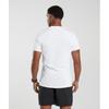 Gymshark Arrival T shirT whiTe A2a1k Wbbm