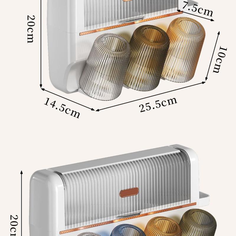 Держатель для зубных щеток, настенный подвесной бытовой набор без перфорации, чехол для зубной щетки, стеллаж для хранения чашки для полоскания рта для ванной комнаты