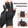 1 Pair Arthritis Compression Gloves Rehabilitation Fingerless Gloves Anti Arthritis Therapy Relief Gloves Wrist Support Wristband
