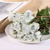 12PCS Fake Roses Bouquet Artificial Silk Flowers Realistic Roses Long Stem for Home Wedding Indoor Outdoor Table Decoration Party